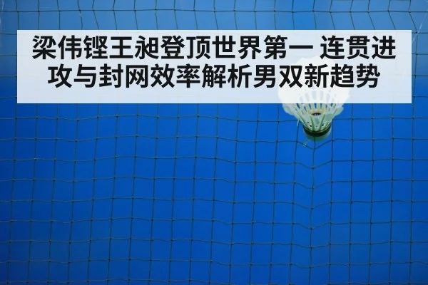 梁伟铿王昶登顶世界第一 连贯进攻与封网效率解析男双新趋势